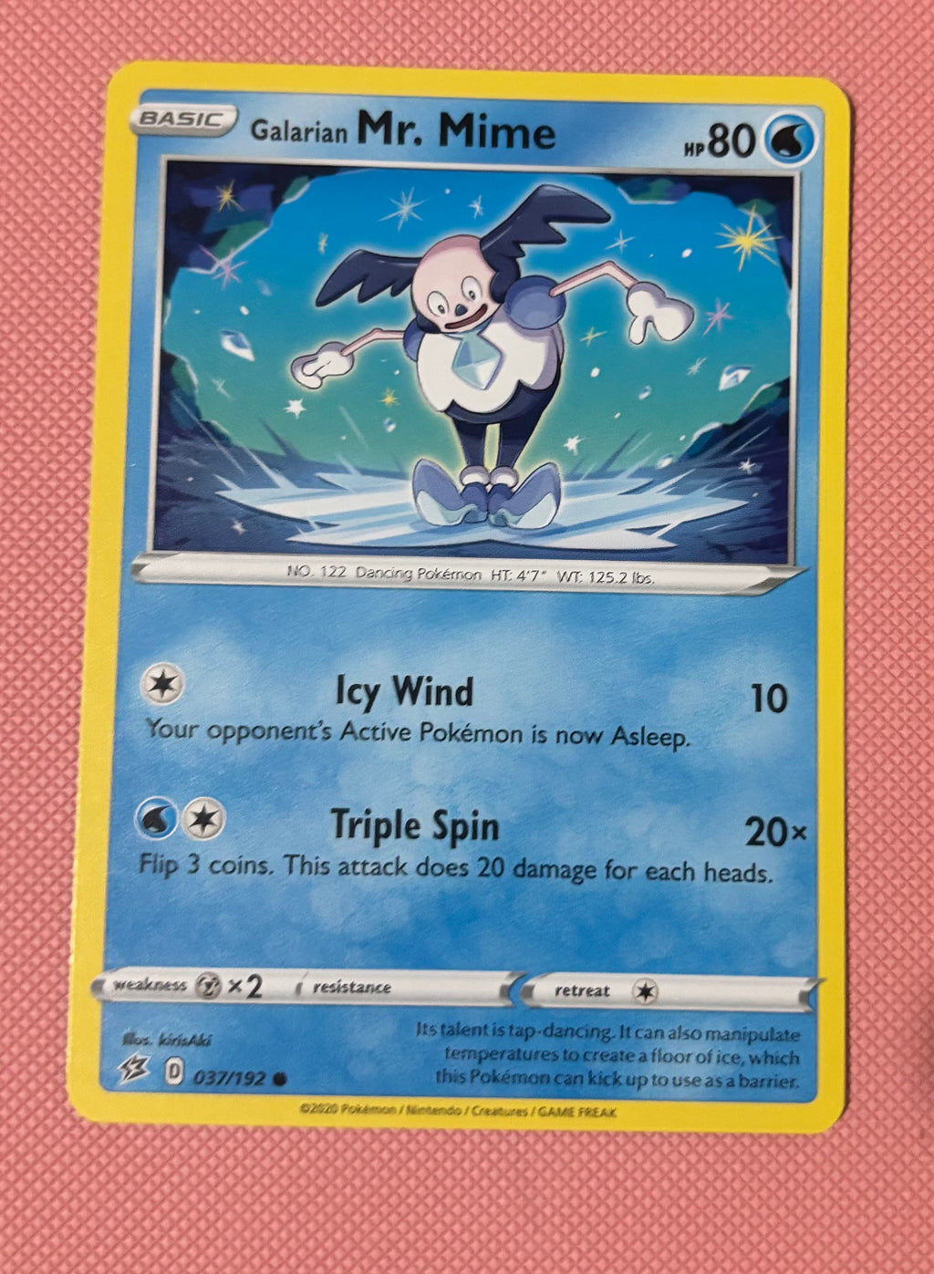 Galarian Mr. Mime – 037/192
Rebel Clash – Common
Condition: Near Mint