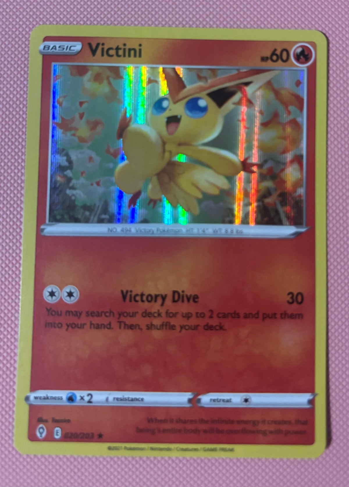 Victini – 020/023
(Holo Rare) English
Condition: Near Mint